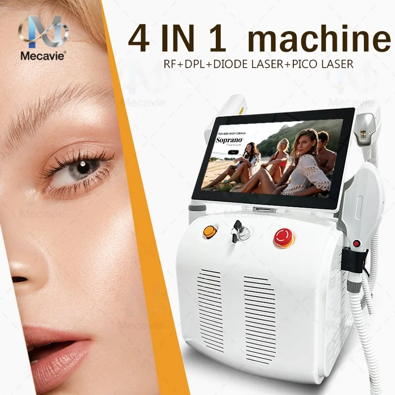 4in1 سوبرانو التيتانيوم الجليد البلاتين RF ديود 755 808 940 1064nm 4 موجة الليزر ND YAG آلة إزالة الشعر غير مؤلم 2026 #6