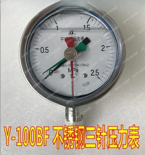 

Stainless steel seismic pressure gauge Y-100BFZ