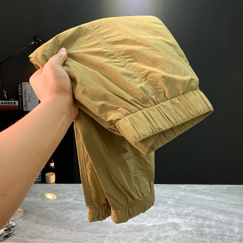 Summer thin casual work pants 2025 new trend versatile loose quick drying comfortable casual pants