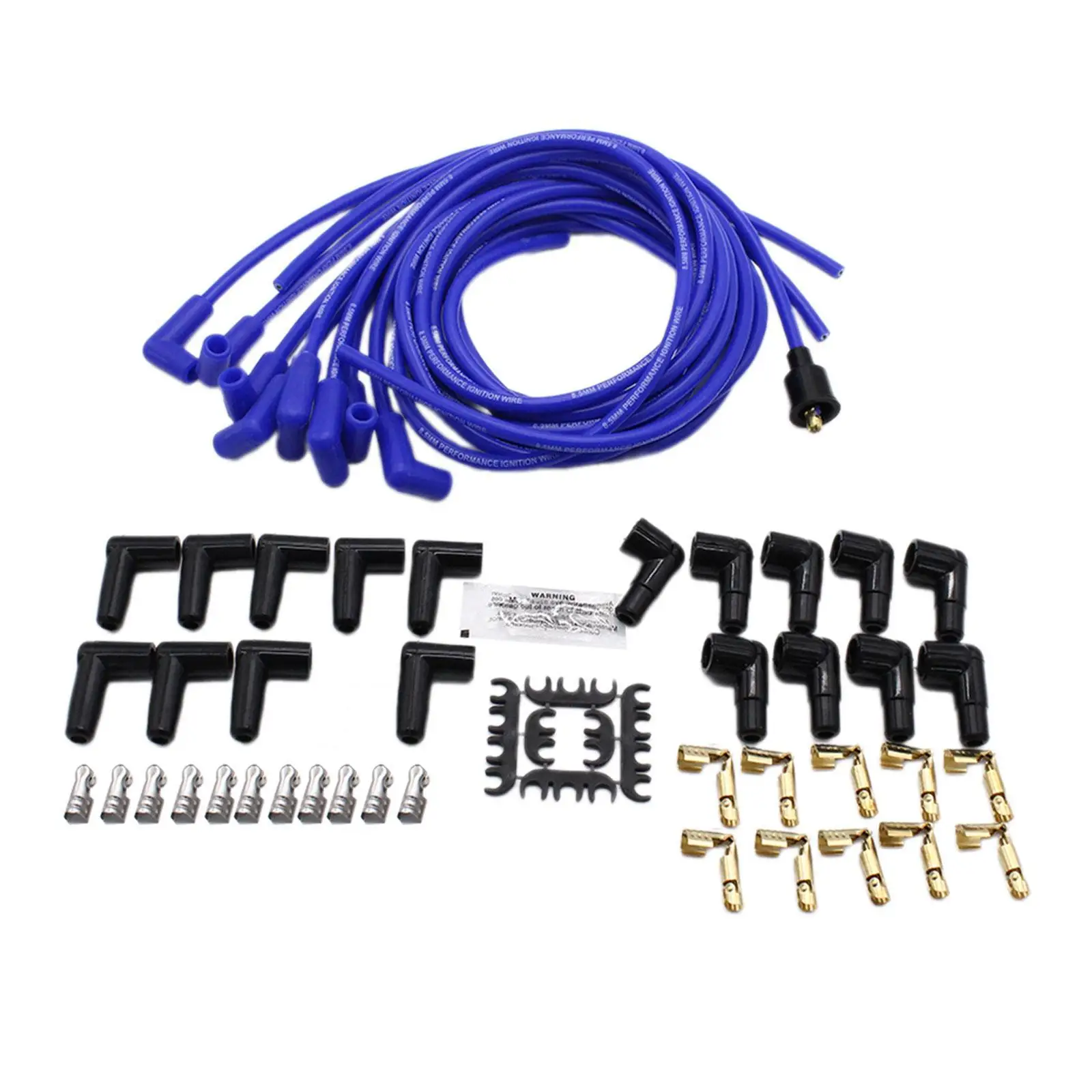 

8.5mm Spark Plug Wires 135 45 Degree Boots Professional Easy Installation for Chevy 427 454 327 350 302 351 Car Accessories