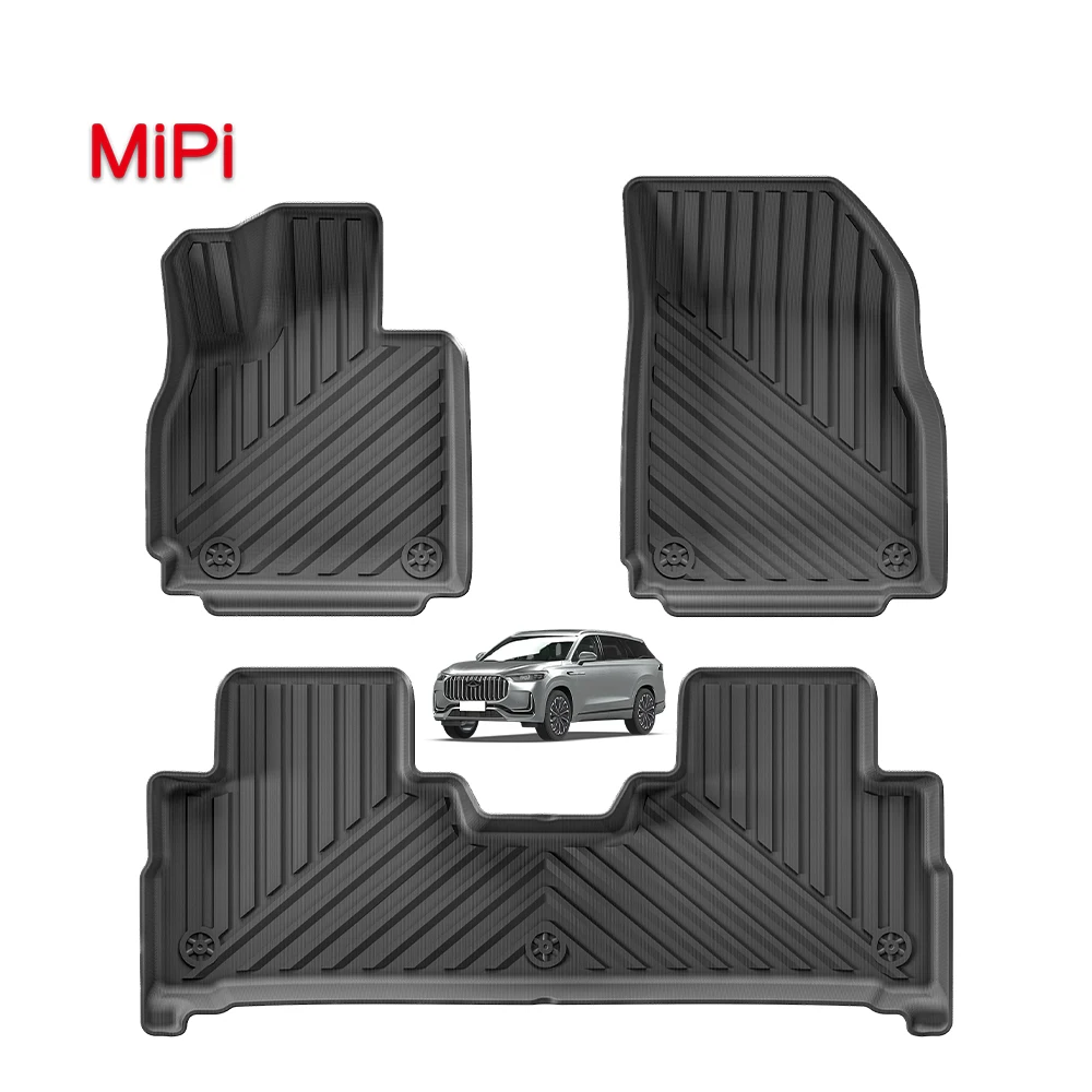 Custom Long Lasting TPE 3D Car Mat Waterproof Car Floor Mat for Chery Tiggo 9/JAECOO J8 2023-2024