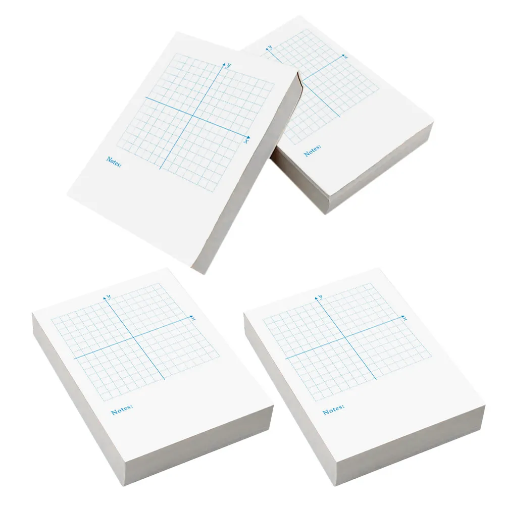4 Books Xy Coordinate Practice Notebooks Compact Size Grid Paper Math Exercises Graph Sheets Math Drawing Papers