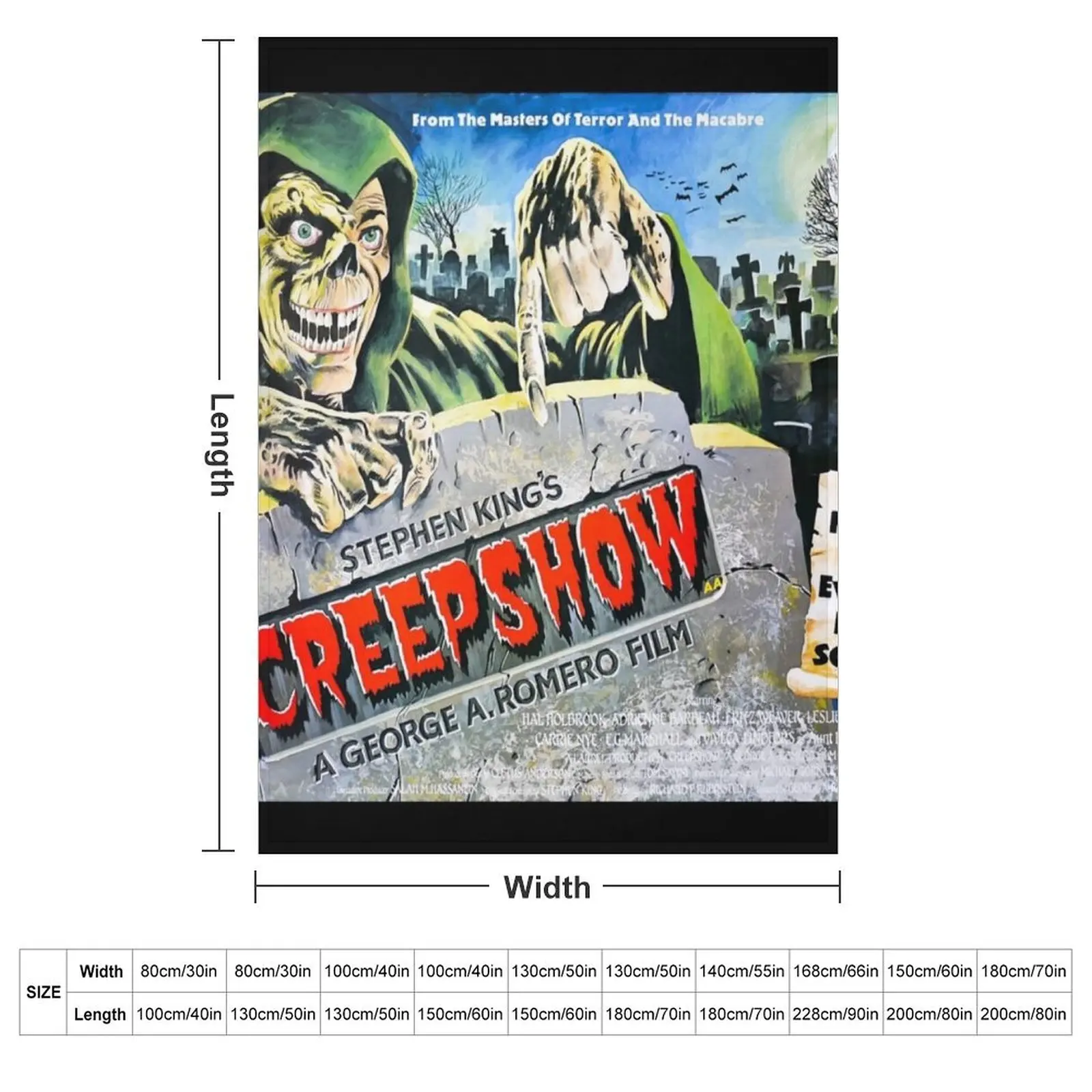 Creepshow Creep Throw Blanket Extra Large Throw for sofa Blankets