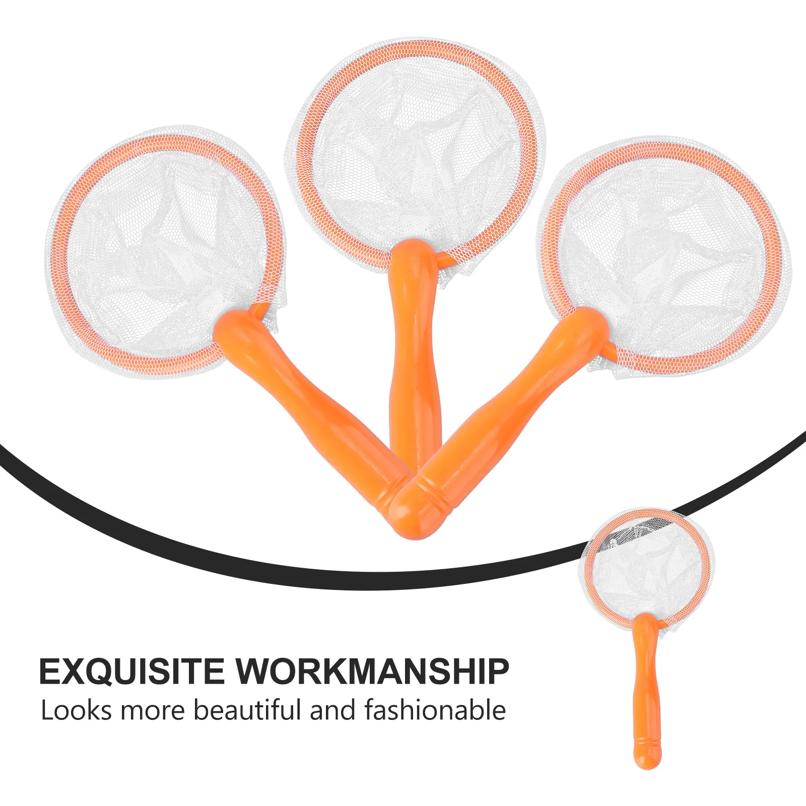 

10Pcs Small Nets for Water Play Kid Friendly Fishing Mesh with Comfort Grip Handle Great for Catching Bugs Butterflies Tadpoles