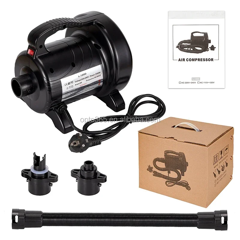 

Electric Air Bed Inflatable Pumps Quick Fill 1200W Mattress Pump Inflator Deflator for Inflatables Raft Boat Pool Toy Water Park