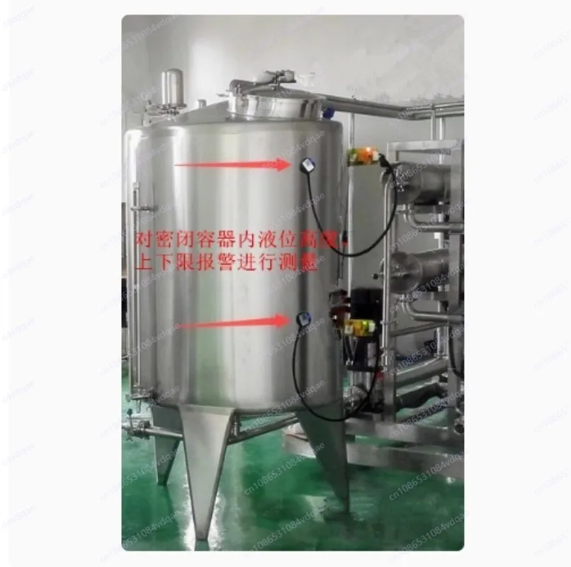 Sensor de nível ultrassônico de pequena capacidade DS1603, nível de recipiente de metal, detector de nível de água sem contato