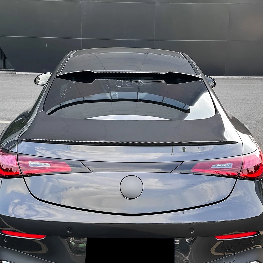 

Для Mercedes-Benz CLE Coupe C236 CLE260 300 CLE53: Спойлер 2024+ в стиле AMG, глянцевый, из настоящего карбона, заднее крыло, спортивные аксессуары, обвес