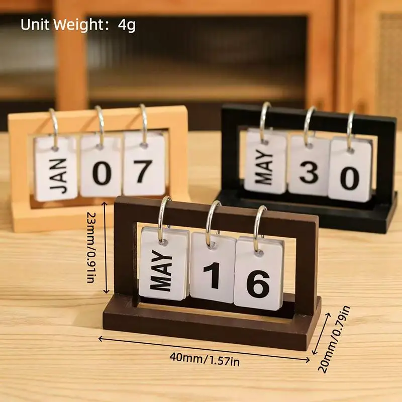 【M】Mini Calendar Office Desk Decoration Decoration Kit Standing Desk Calendar Work Desk Decor Mini Desk Calendar