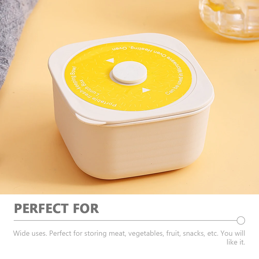 

Microwaveable Lunch Box Large Medium Small Portable Containers Students Adults Easy Cleaning Plastic Kitchen
