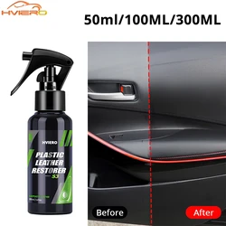 50/100/300ml Car Interior Part Liquid Leather Plastic Renovator Refreshing Restorer Foam Cleaner Spray Refurbishment Paste Auto