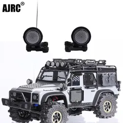 A-pillar Spotlight With Antenna Side Searchlight For 1/18 Rc Crawler Traxxas 1/18 Trx4m Defender/bronco/k5 Fms24 Scx24 Upgrade