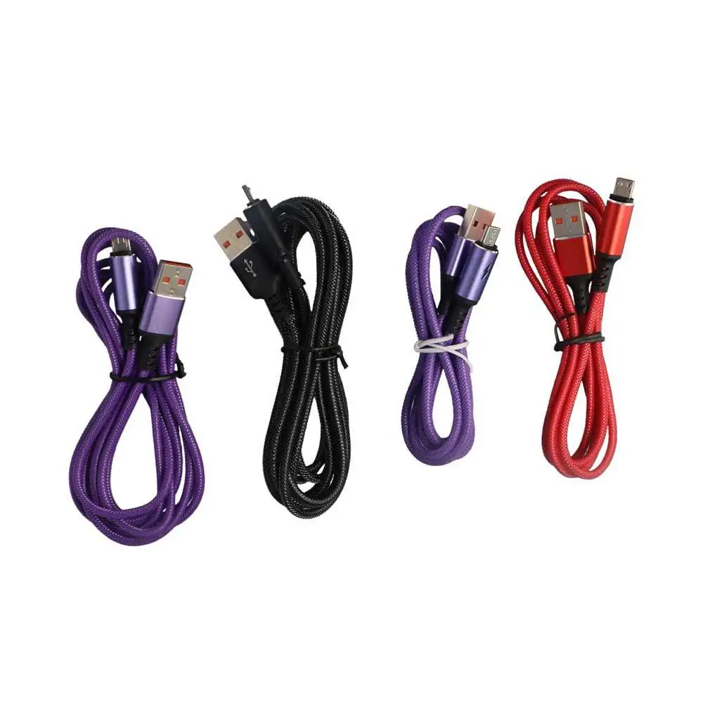 Accesorios para teléfono móvil Cable Micro USB LED Cables digitales Líneas de datos USB Cable de carga rápida Cable de datos micro Cable USB 3A