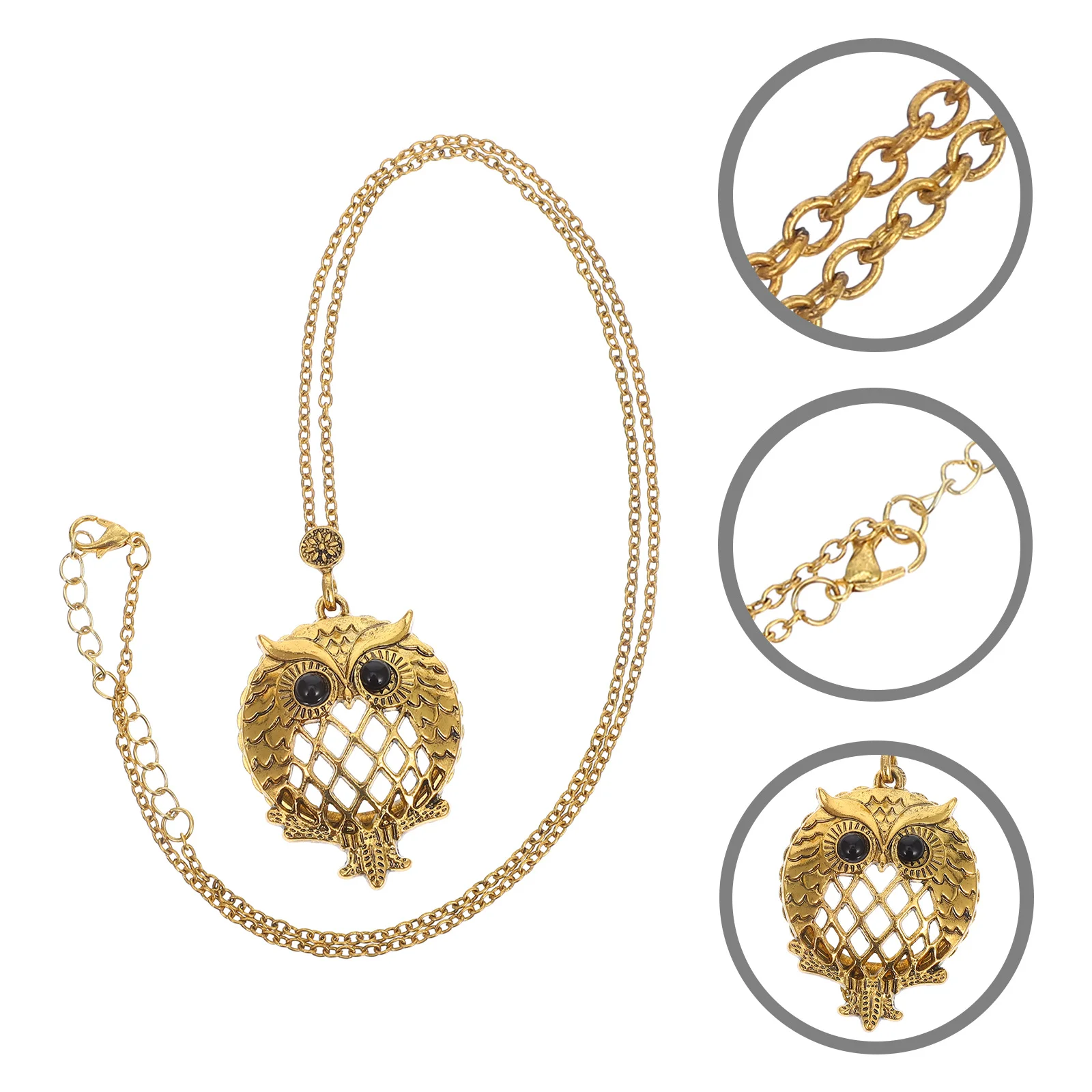 

Magnifying Glass Necklace 5X Retro Hollow Out Alloy Pendant Creative Jewelry Gift Everyday Wear Decoration Retro Necklace