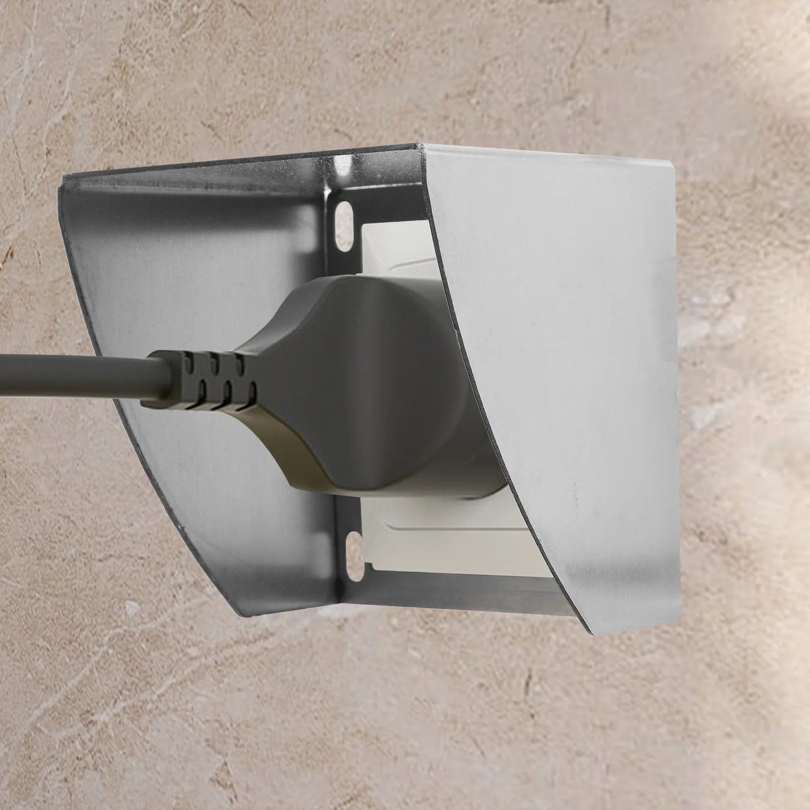 

Waterproof Socket Stainless Steel Outdoor Switch Cover Outdoor Socket Protector For Bathroom Kitchen Living Room Wall Outlet