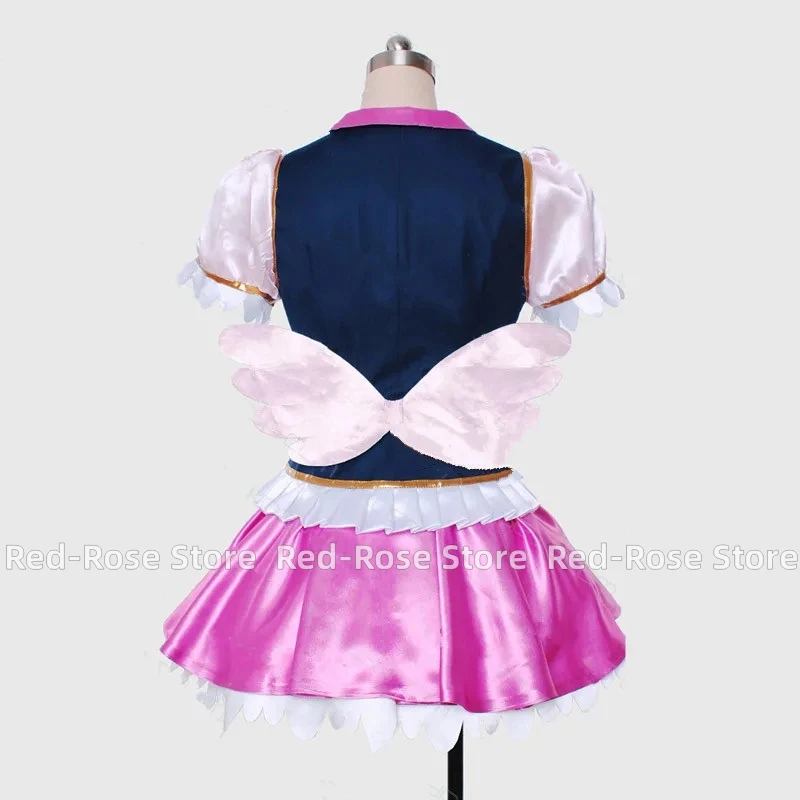 Anime Megumi Aino Cure Mooie Cosplay Kostuum Rollenspel Kleding Meisjes Jurk