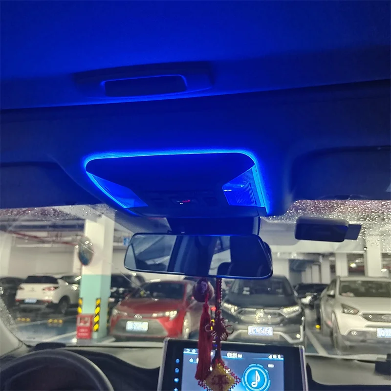 

Для Toyota RAV4 XA50 2019-2024 потолочная лампа для чтения, светодиодная атмосферная лампа на крыше, аксессуары для интерьера