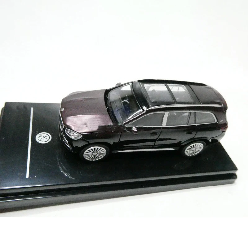 Diecast 1:64 Scale Benz Maybach GLS Supercar SUV Jeep Simulation Model Static Display Collectible Gift Souvenir Decration