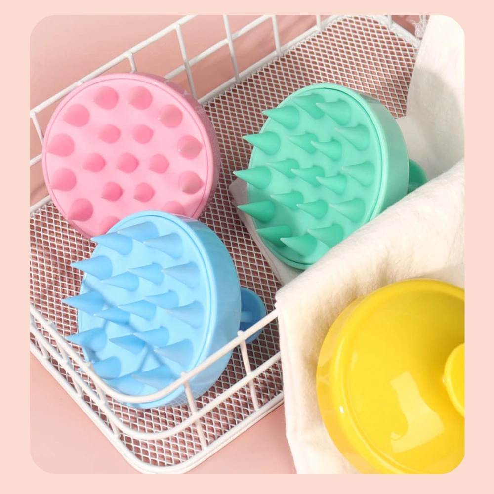 Silicone Head Scalp Massage Comb Hair Washing Brush Soft Scalp Massager for Hair Growth Shampoo Brush Shower Comb Hair Care