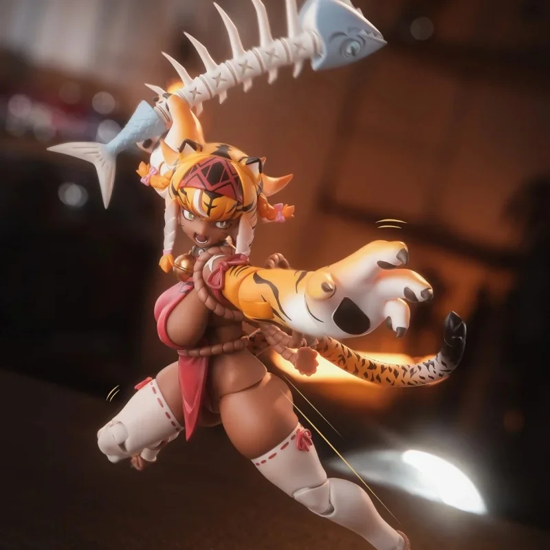 2026 NEW IN STOCK Snail Shell 1/12 Different World Adventure Tiger Girl RPG-04 Garu Model  Action Figure Toy Gift Collection
