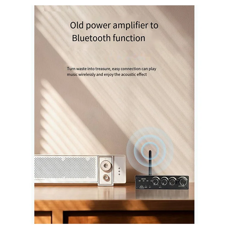 B29C-2X Bluetooth Audio-ontvanger Adapter 5.3 Speler U Disk Microfoon Versterker Audio Luidspreker Converter Met Afstandsbediening