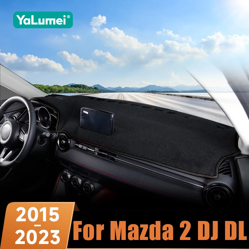 Für Mazda 2 DJ DL 2015 2016 2017 2018 2019 2020 2021 2022 2023 Auto-Armaturenbrett-Sonnenschutz Anti-Verblassungs-Hitzeschutzmatte Rutschfeste Unterlage