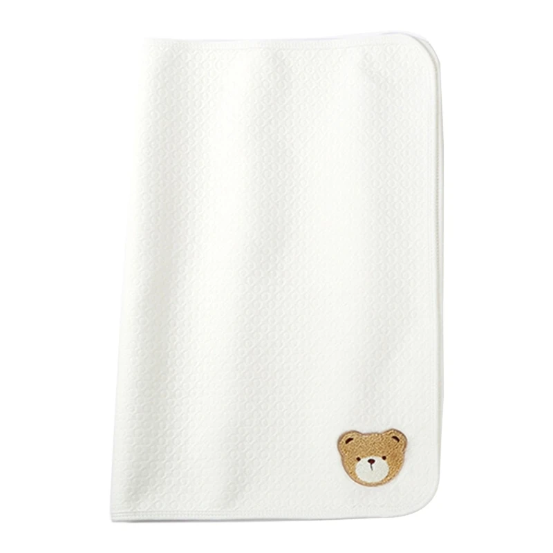 Matelas à langer imperméable 50x70cm pour bébés, matelas à langer absorbant pour berceau, tapis à langer Portable pour H37A