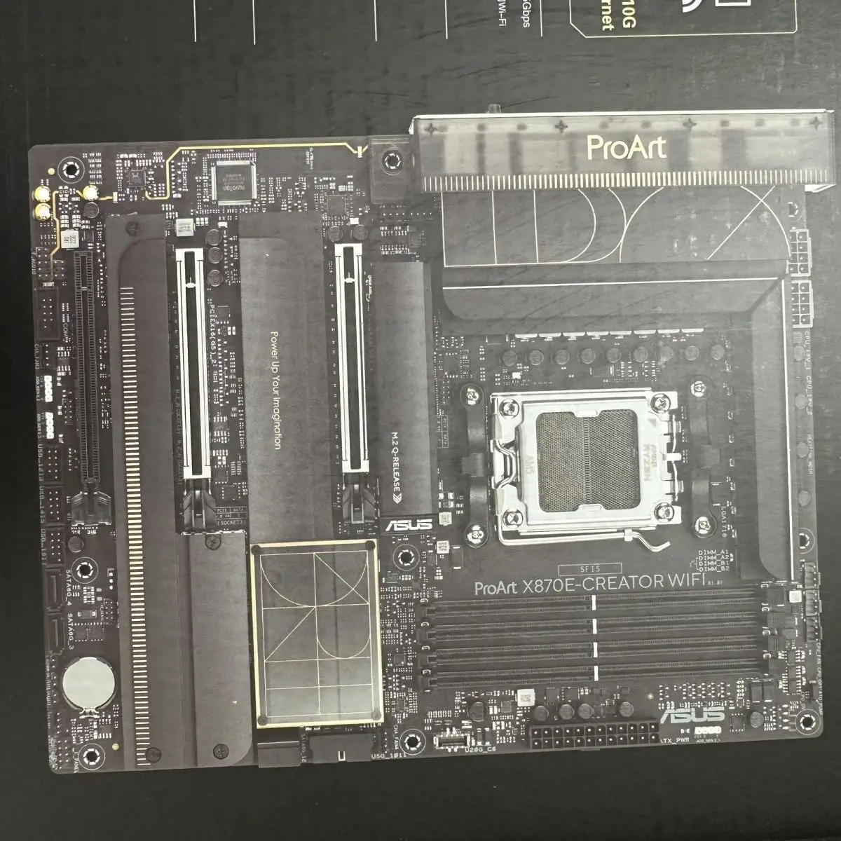 New PROART X870E-CREATOR WIFI main board AMD 9950X3D CPU set - Image 2