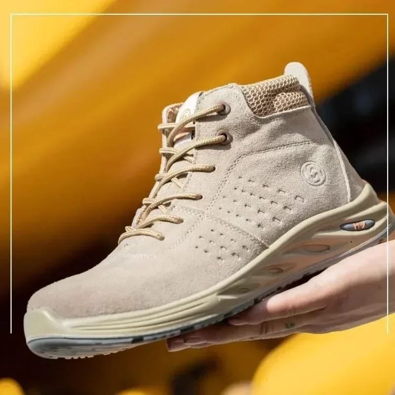 

DurableHigh-top Labor Insurance Shoes Anti-smashing And Anti-piercing 6KV Insulating Shoes Lightweight Welder Shoes