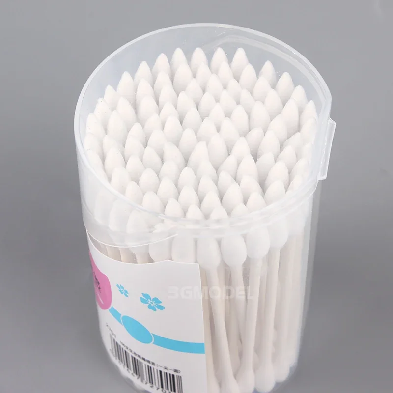 100Pcs Double Head Cotton fioc Panel Line Wipe Tools per modello militare Hobby Cleaning Weathering Tools fai da te