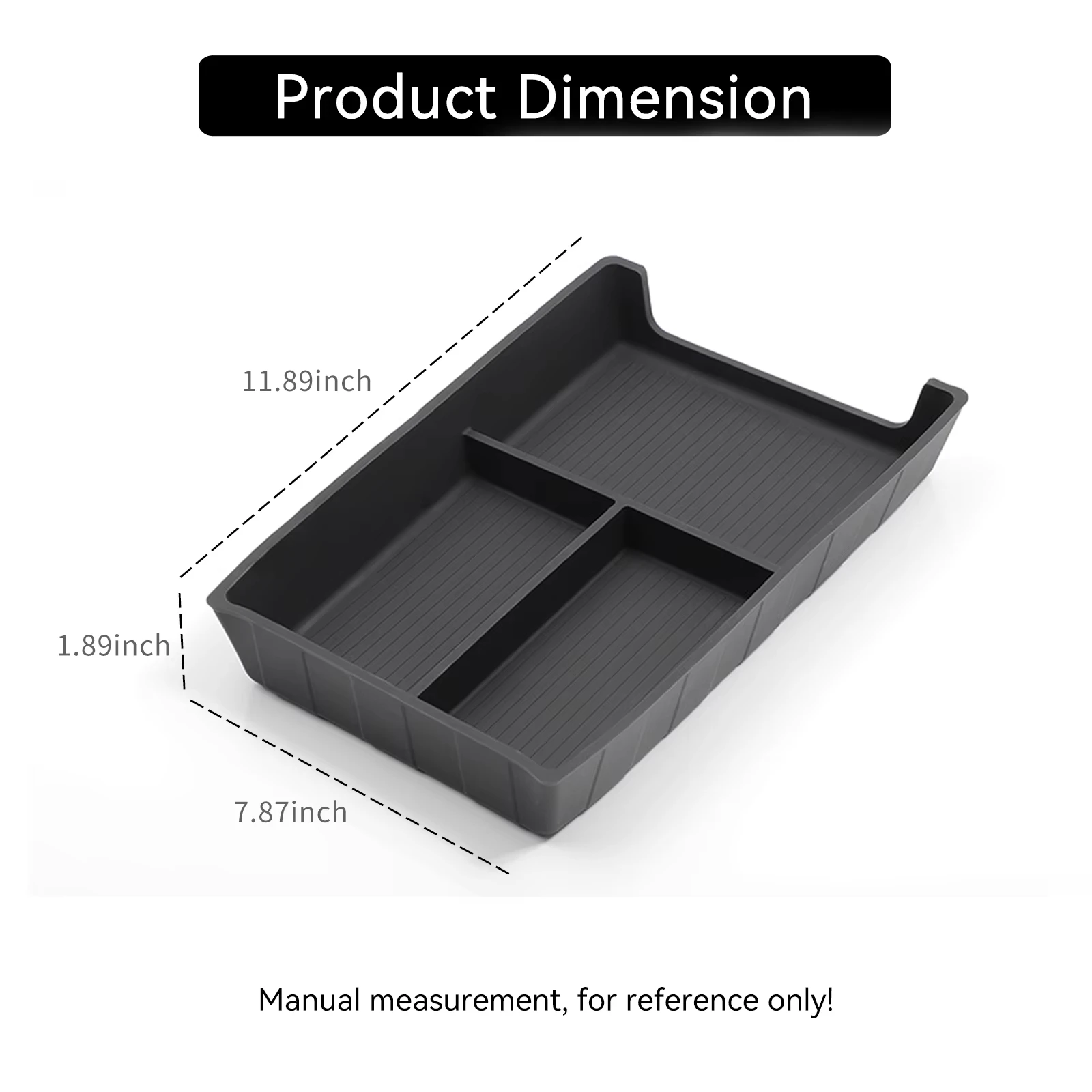 Center Console Lower Storage Organizer Tray for BYD Sealion 7 EV 2024-2026 Interior Compartment Box Car Accessories view 6