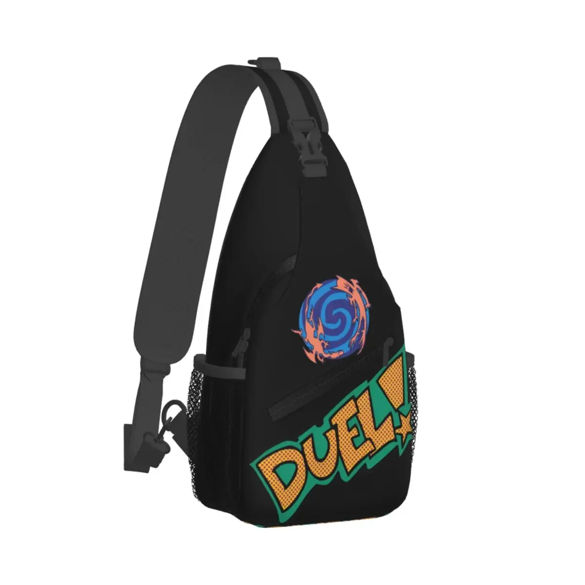 

Blue Eyes White Dragon Polymerization Small Sling Bags Chest Crossbody Shoulder Backpack Sports Daypacks Yu-Gi-Oh! Pattern Pack