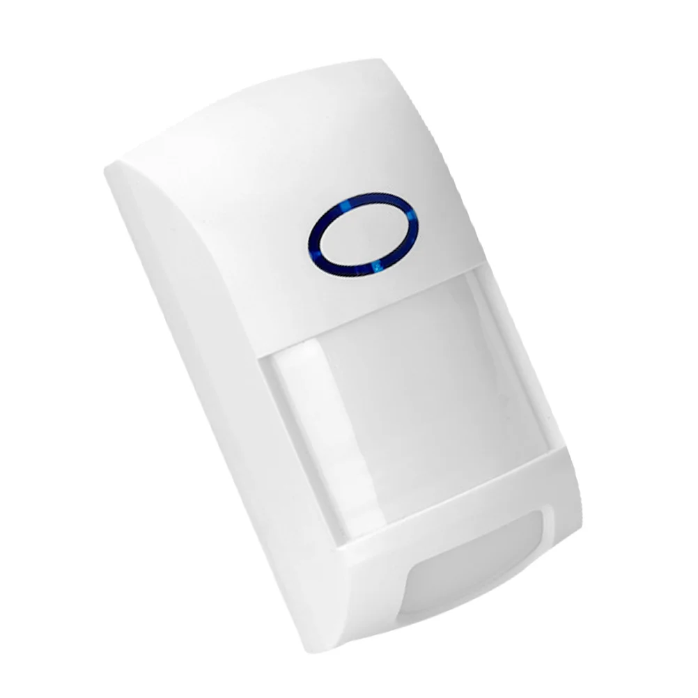 1Pcs Infrared Alarm Buzzer High Sensitivity Motion for Home Security White Compact Lightweight Body Sensor with Audible