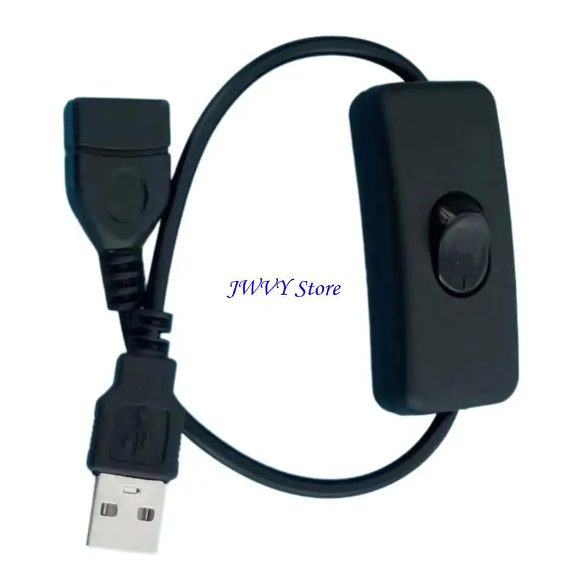 573A USB Cable with Button USB Male to Female Power Cable with Switching USB Male