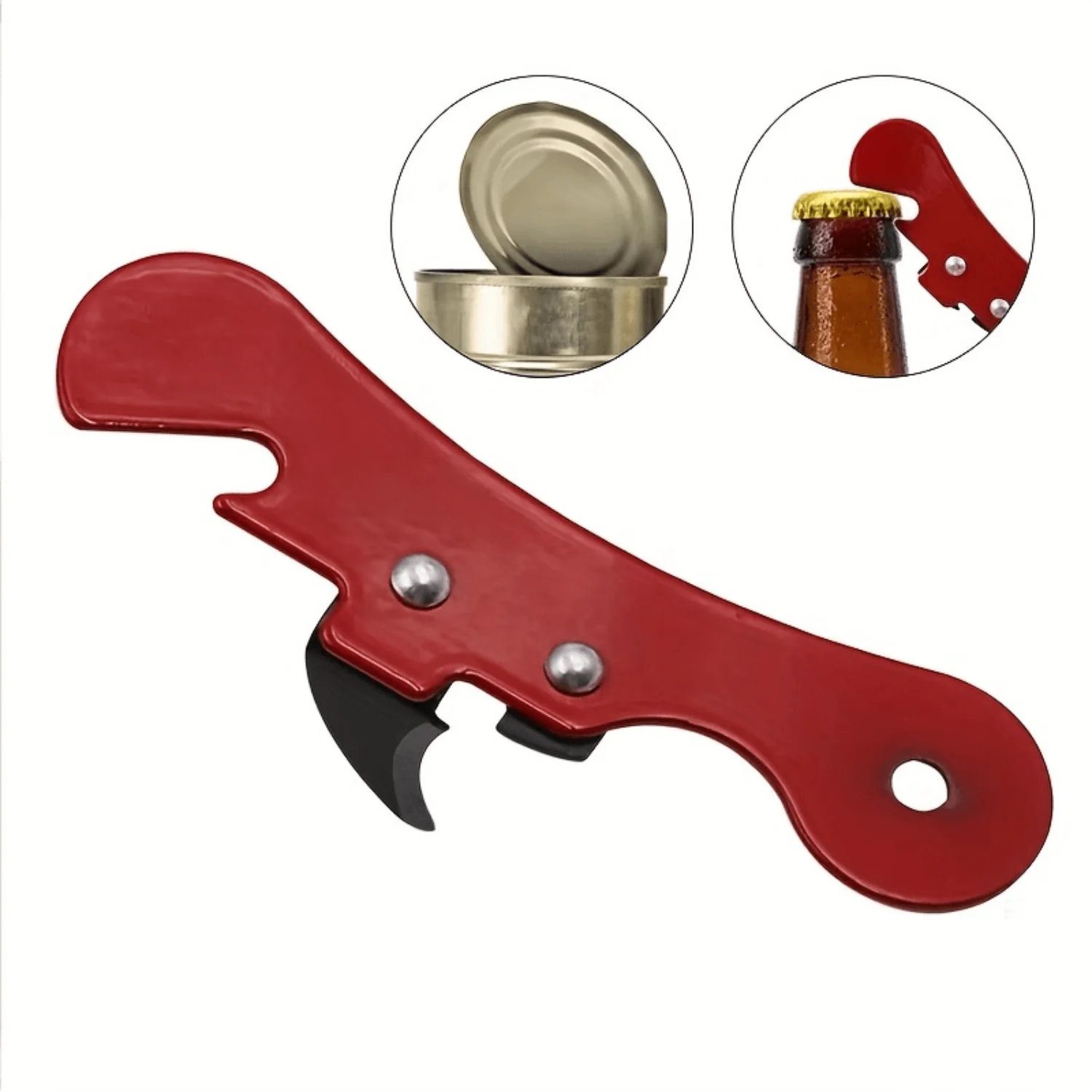 Juego de abrelatas de acero inoxidable de 3 piezas: abridores de botellas y múltiples para uso en restaurantes y fiestas