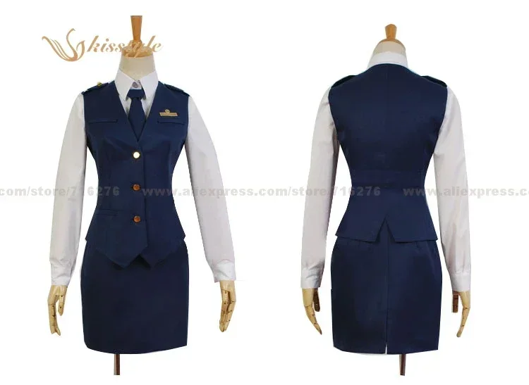 Anime Guerres ferroviaires! Nihon Kokuyu Tetsudo Koantai Nana Iida uniforme Cosplay vêtements Costume