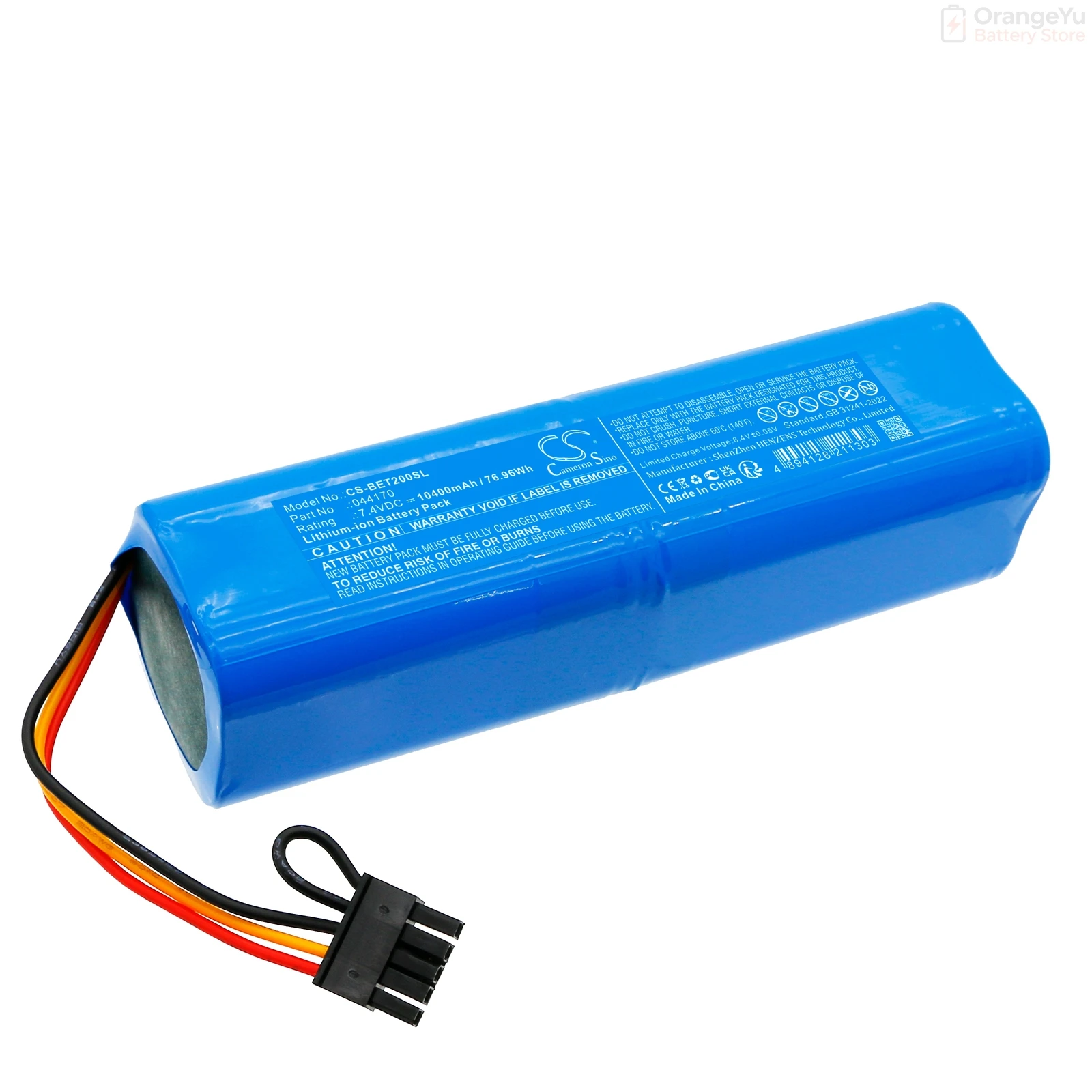Replacement 7.4V 10400mAh Battery for Benning installation tester IT 200
