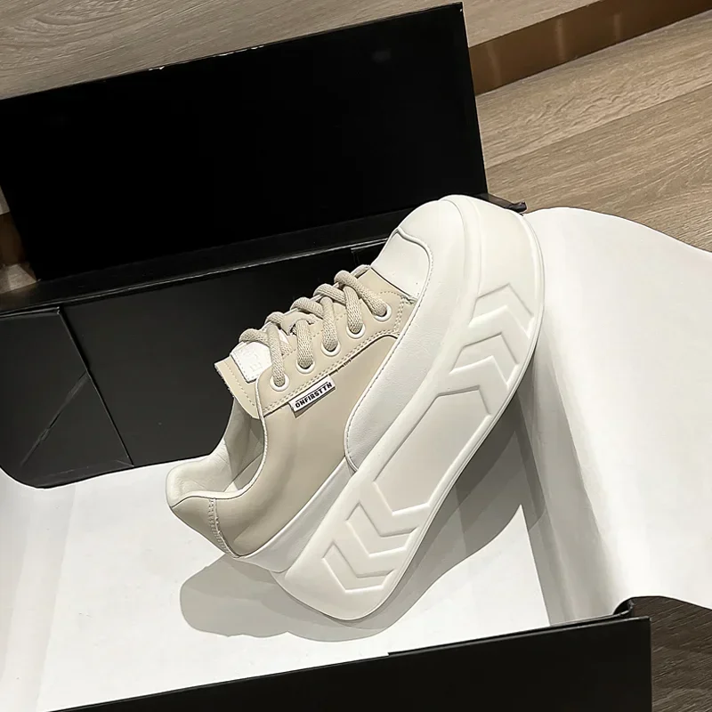 College Style Sneakers All-match White Platform  Shoes Women Vulcanize Shoes Casual Shoes Women Comfortable Breathable Tennis