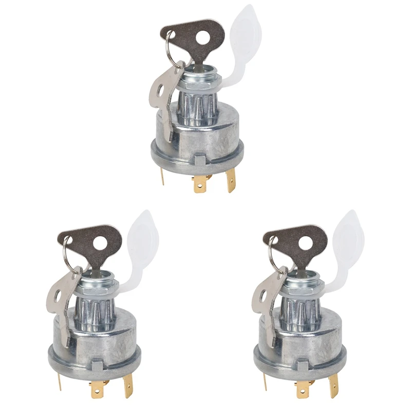 3X Universal Tractor Plant Ignition Switch Fits MASSEY FERGUSON JCB AS LUCAS 35670