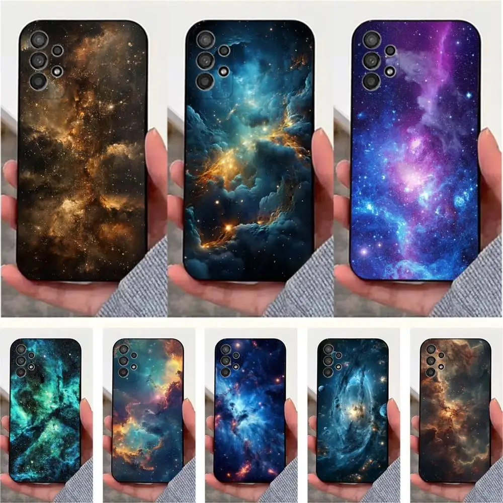

Space For Galaxy Universe Phone Case For Samsung S9,S10,S20,S10,S21,S25,S24,S23,Ultra,FE,Plus,Lite,Soft Silicone Black Cover