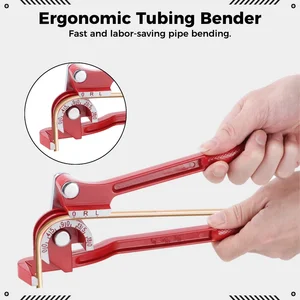 Ferramenta de dobra manual do tubo, dobrador de tubulação para cobre, latão, alumínio, 1/4 10 principais vendas maquina de curvar tubo - №8