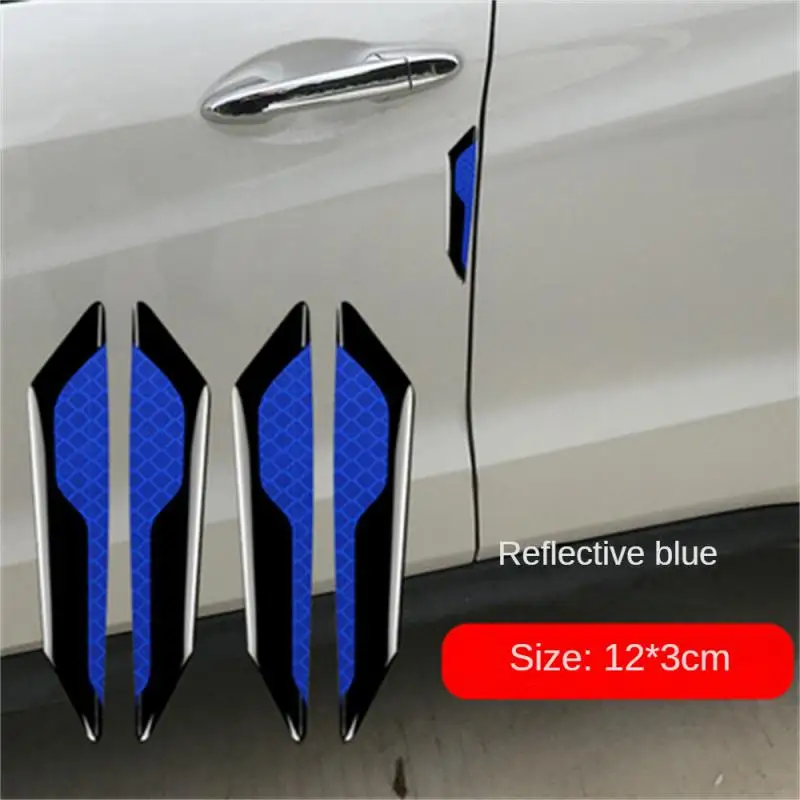 Car Anti-collision Reflective Car Sticker Decorative Protection Strip Car Door Anticollision Car Sticker Electric Car Decoration