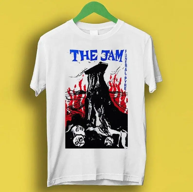 The Jam Funeral Pyre Punk Rock Band Gift Funny Meme Tee Style Unisex Gamer Cult Movie Music T Shirt P3214