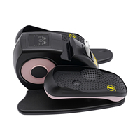 Electric Elliptical Machine Under Desk Elliptical Leg Recover Exerciser Training LCD Remote Control 5 Speeds Adjustable