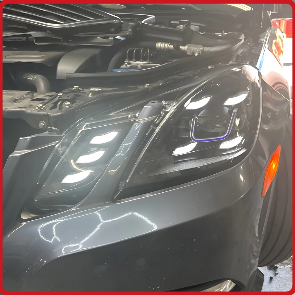 

For Benz E-Class W212 2010-2013 Headlights Assembly Upgrade LED Lens Flashing Turn Signal Light Plug and Play High Quality