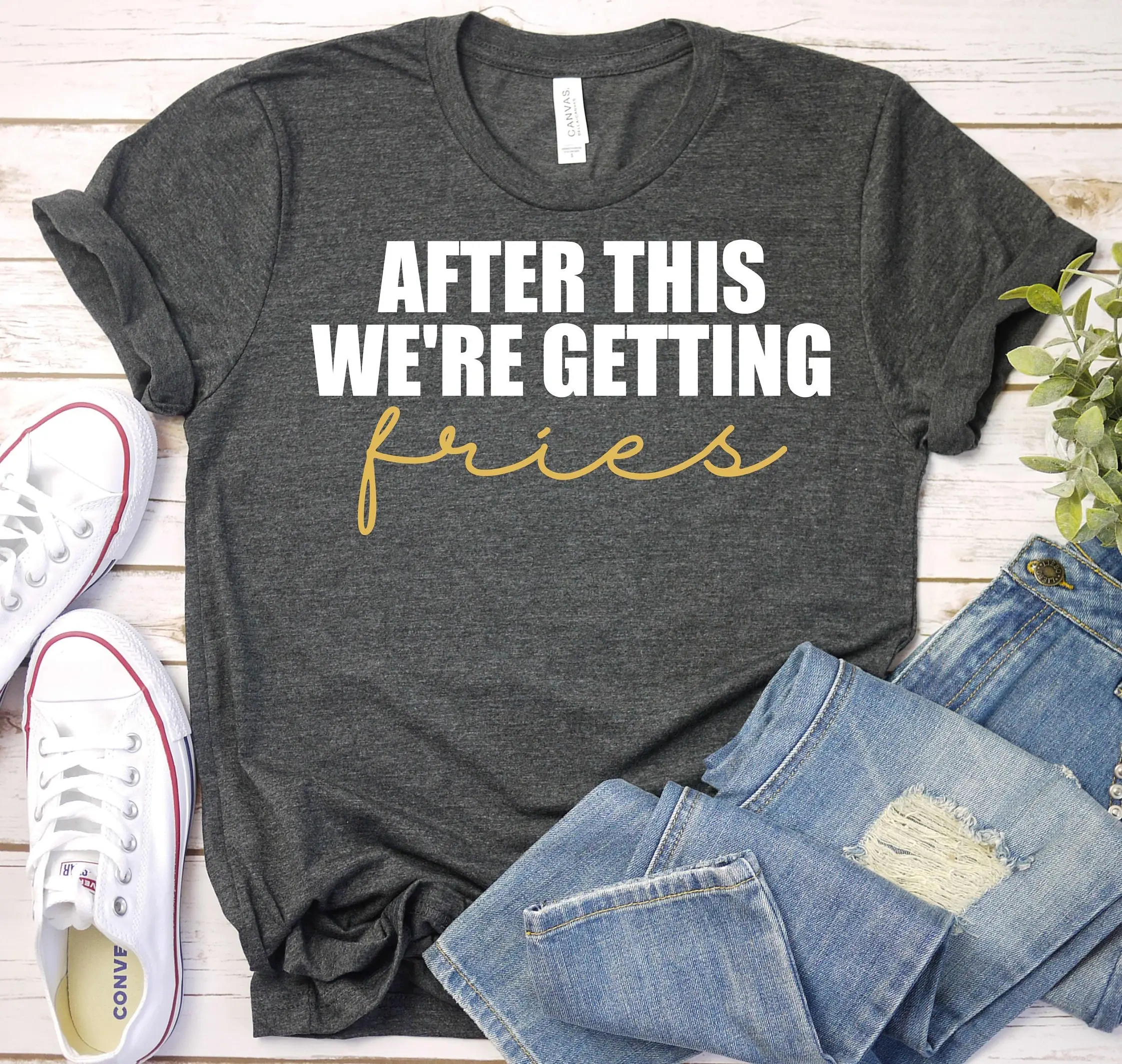 After This We'Re Getting Fries Egg Transfer T Shirt Funny Ivf Day Infertility Retrieval