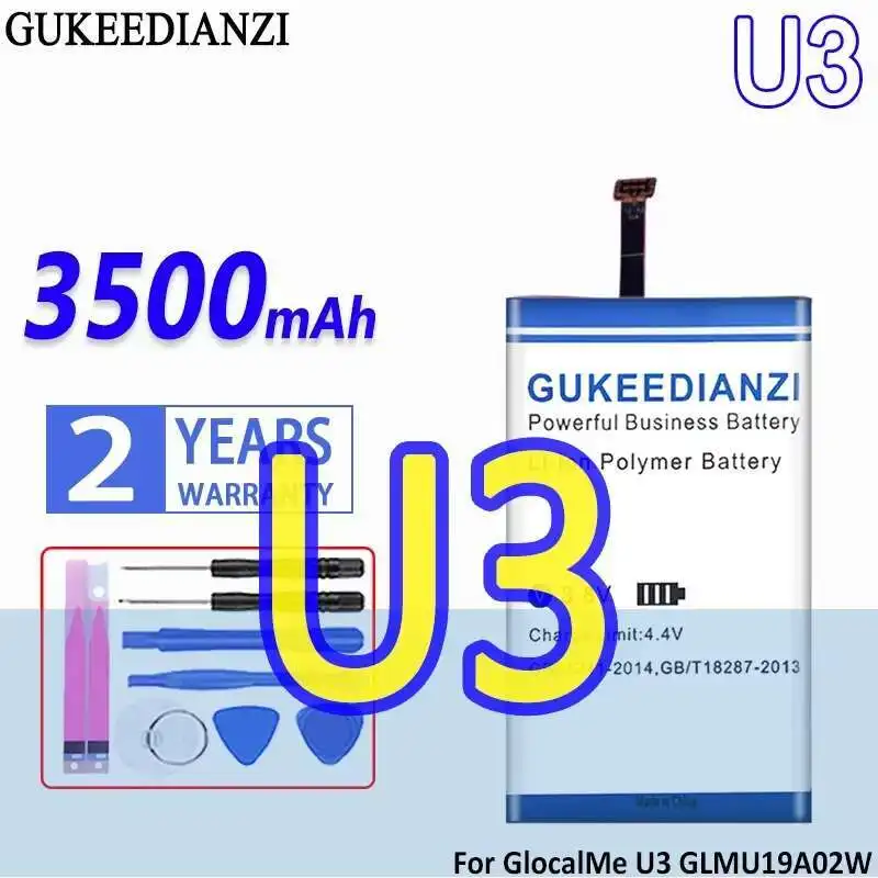

Long-Lasting Performance 3500Mah For Glocalme U3 GLMU19A02W Premium Replacement Portable WI - FI Device Battery