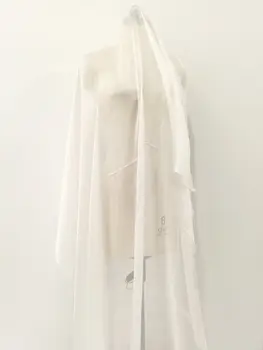 50 ס 8 best sales בד משי לבן - №8