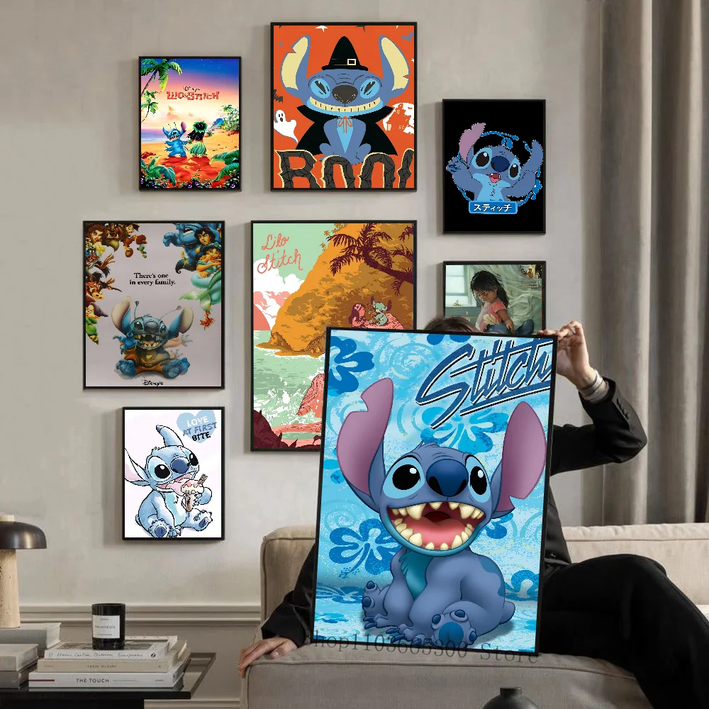 Lilo and Stitch Poster HD Posters Home Room Bar Cafe Decor Art Wall Painting Picture