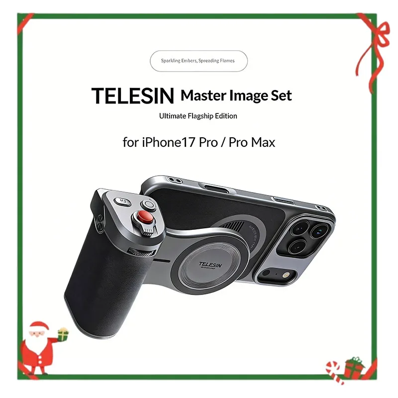 

Комплект Telesin для мобильной фотосъемки Master Mobile Imaging Photography Set подходит для iPhone 17 Pro/Max.