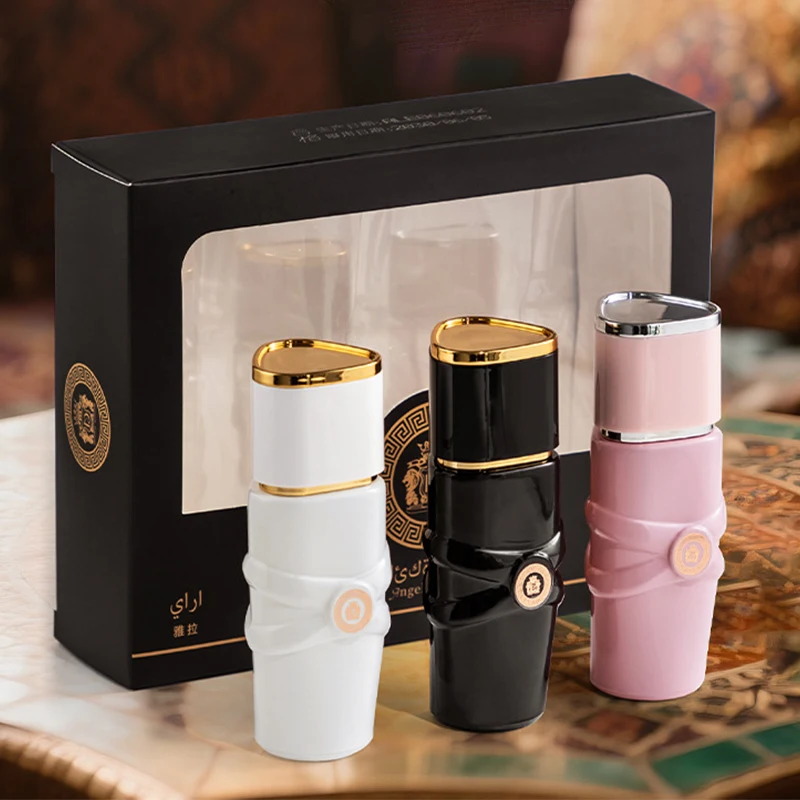 Arab Brand Unisex Perfume Set Fresh Lasting Rich Floral Fragrance Eau De Toilette Jasmine Citrus Refresh Charm Fragranc Gift Box